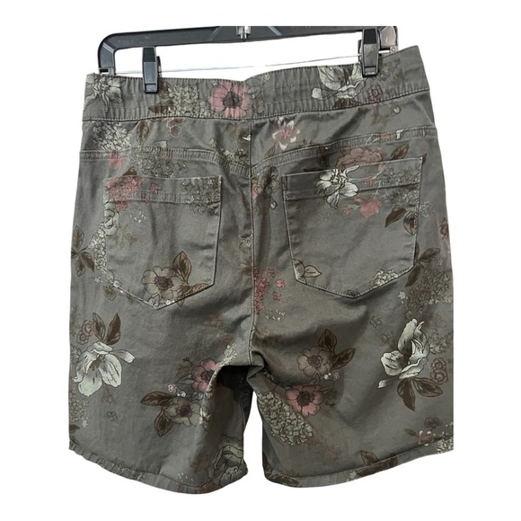 DEMOCRACY Floral Patterned Elastic waist Drawstring Womens Shorts, Size 10 NWOT - Picture 4 of 12